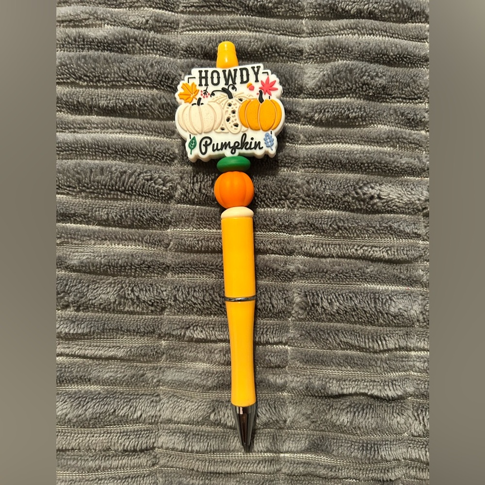 Howdy Pumpkin Themed Pen